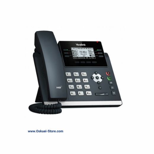 Yealink T42U VoIP SIP Telephone Black Left