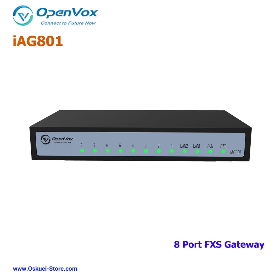 OpenVox iAG801 FXS 8 port Gateway